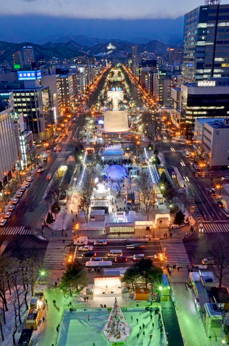 【長崎空港発】 さっぽろ雪まつりと食も湯も味わい尽くすロマンチック道南３日間1