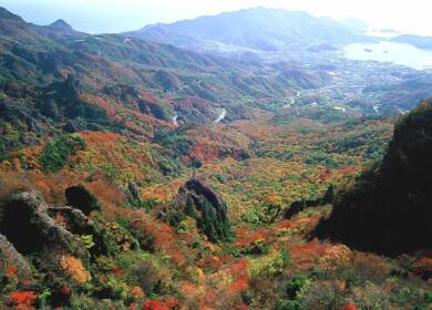 紅葉の小豆島ゆったり過ごす2日間～名勝・寒霞渓の空中散歩＆海の道の渡し舟～1
