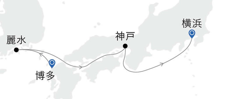 MITSUI OCEAN FUJI【博多発／横浜着】クリスマスクルーズ ～麗水～（5日間）ベランダスイートＥ2