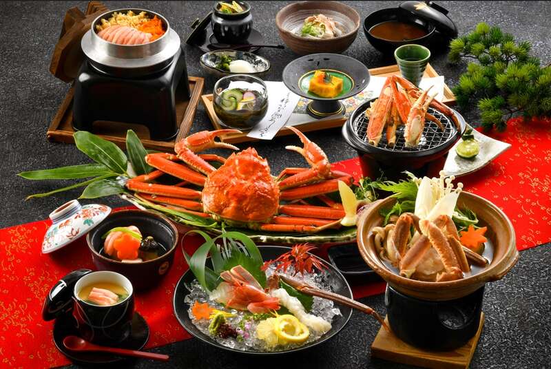 【大阪駅・新大阪駅・京都駅発】 【個人プラン】片山津温泉『佳水郷』カニづくしフルコース会席２日間1
