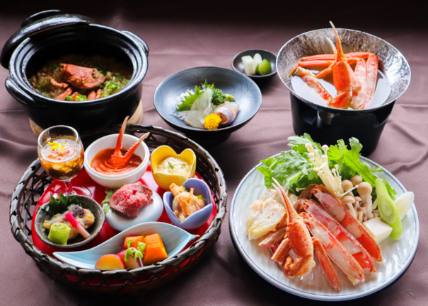 日帰り🦀三朝温泉かにバス🦀　『三朝荘』(かにすき御膳)1