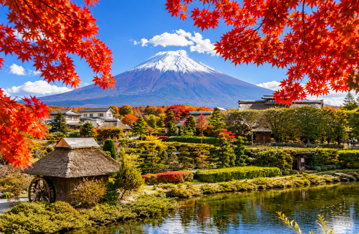 [上野/新宿発]訪れたいスポットとして人気の富士山と忍野八海をめぐり日本最大級のプレミアムアウトレットまで！ 大満喫日帰りバスツアー ！(英語ガイド付)2