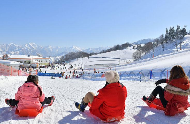 [東京/新宿発]【往復バスで行く】夜発 ガーラ湯沢 車中1泊現地2泊4日　【滞在中リフト券付】！レンタルセット＆ウェア付【夕食・翌朝食付】3