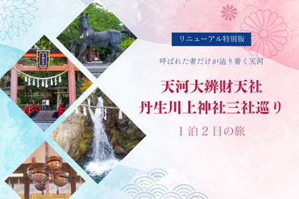 「日本三大弁財天」の天河大辨財天社、
丹生川上神社（上社・中社・下社）三社、龍鎮神社、高鴨神社巡り！