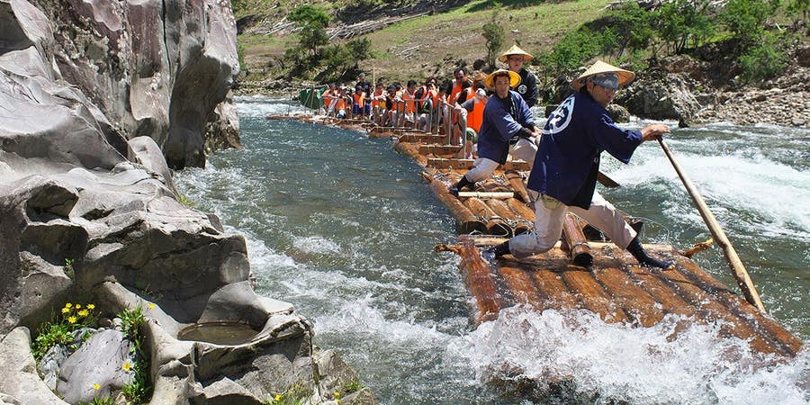 豪快!爽快!北山川筏下り【高槻・枚方・八戸ノ里・近鉄八尾発】