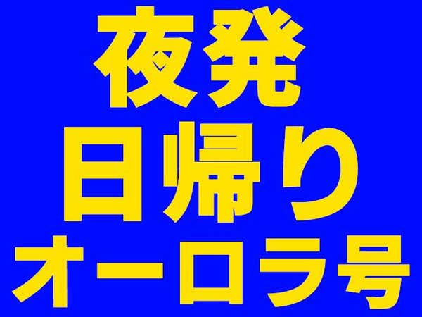 ■【夜発日帰りオーロラ号】鷲ヶ岳スキー場
